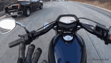 Driving With One Hand On My Motorcycle Motorcyclist GIF - Driving With One Hand On My Motorcycle Motorcyclist Motorcyclist Magazine GIFs