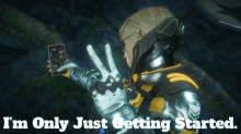 Cassie Cage Im Only Just Getting Started GIF - Cassie Cage Im Only Just Getting Started Im Just Getting Warmed Up GIFs