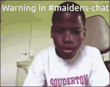 Black Kid Scared Mns GIF - Black Kid Scared Mns Maiden And Spell GIFs
