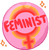 Feminist Feminism Sticker - Feminist Feminism Feminist Pin Stickers