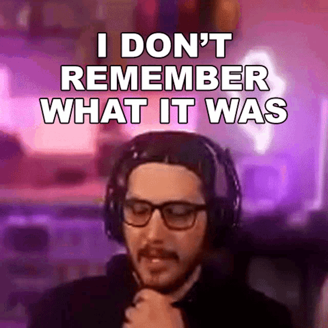 I Dont Remember What It Was Jaredfps GIF - I Dont Remember What It Was Jaredfps Cant Remember GIFs