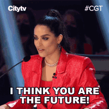 I Think You Are The Future Lilly Singh GIF - I Think You Are The Future Lilly Singh Canadas Got Talent GIFs
