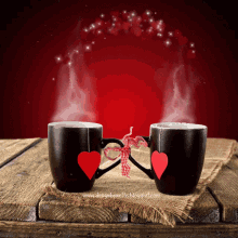 tazas de cafe para dos enamorados coffee heart love