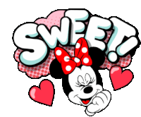 Disney Minnie Mouse Sticker - Disney Minnie Mouse Sweet Stickers