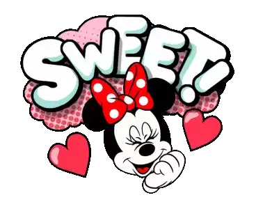 Disney Minnie Mouse Sticker - Disney Minnie Mouse Sweet Stickers
