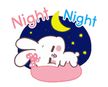 goodnight night cute bunny
