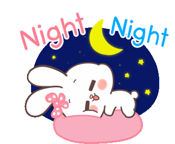 Goodnight Cute Sticker - Goodnight Night Cute Stickers