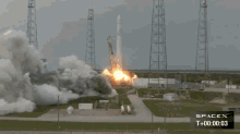 Liftoff Of Falcon 9 And Dragon From Launch Complex 40 In Cape Canaveral, Fl. March 1, 2013 GIF - Space Science Spacex GIFs