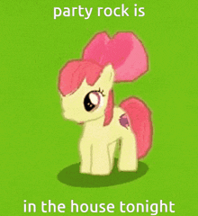 Party Rock Party Rock Is In The House Tonight GIF - Party Rock Party Rock Is In The House Tonight Mlp GIFs
