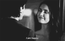 Happy I Am Happy GIF - Happy I Am Happy Vampire Diaries GIFs