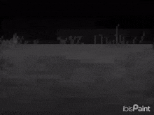 a black and white pixel art of a tornado with the word ibis paint in the bottom right corner