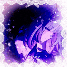 a picture of a girl with the name aya core written on it