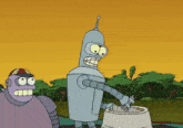 Bender Futurama GIF - Bender Futurama Drink GIFs