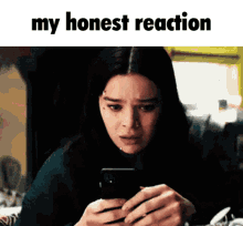 My Honest Reaction Hailee Steinfeld GIF - My Honest Reaction Hailee Steinfeld Kate Bishop GIFs