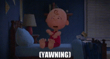 The Peanuts Movie Yawning GIF