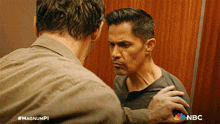 Fighting In The Elevator Thomas Magnum GIF - Fighting In The Elevator Thomas Magnum Magnum Pi GIFs