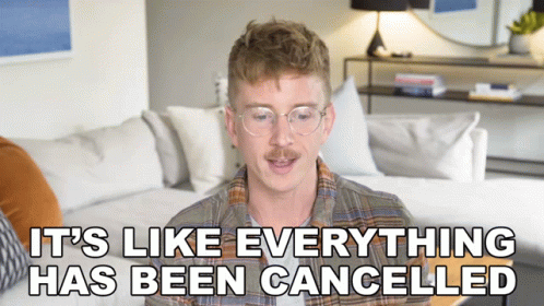 Its Like Everything Has Been Cancelled Tyler Oakley GIF - Its Like Everything Has Been Cancelled Tyler Oakley I Felt Like Nothing Works Out GIFs