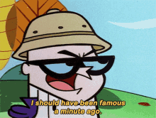Dexters Laboratory I Should Have Been Famous A Minute Ago GIF