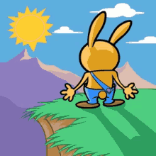 Rabbit Hola GIF - Rabbit Hola Sun GIFs