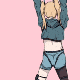 a drawing of a person holding another person