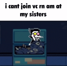 cant join vc spamton at sisters