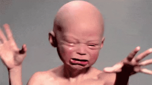 frightened baby gif
