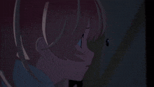 a girl with a surprised look on her face is standing next to a ghost