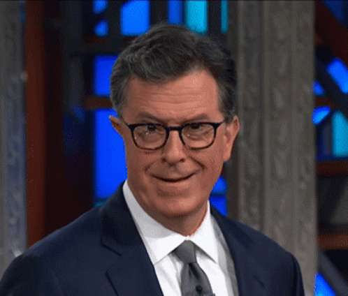 Flirt Stephen Colbert GIF - Flirt Stephen Colbert White Male GIFs