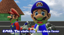 Smg4 The Whole City Has Clown Fever GIF - Smg4 The Whole City Has Clown Fever Clowns GIFs
