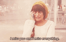 Glee Rachel Berry GIF - Glee Rachel Berry I Miss You GIFs