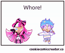 cookie run popping candy cookie sparkling glitter cookie whore you whore