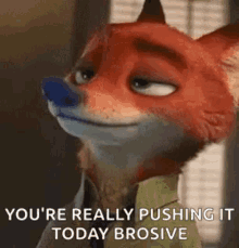 nick wilde side eye zootopia told you so what