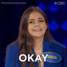 Okay Laura GIF - Okay Laura Family Feud Canada GIFs