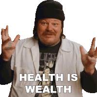 Health Is Wealth Matty Matheson Sticker - Health Is Wealth Matty Matheson Cookin' Somethin' Stickers