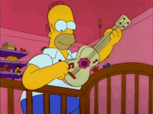 Homer Simpson Toy GIF - Homer Simpson Toy Guitar GIFs