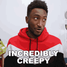 Incredibly Creepy Marques Brownlee GIF - Incredibly Creepy Marques Brownlee Very Disturbing GIFs