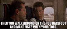 Die Hard Fists GIF - Die Hard Fists Toes GIFs