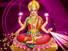 Goddess Maa Lakshmi Ji Mother Goddess GIF