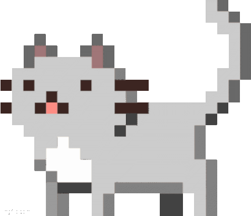 White Cat Sticker - White Cat Stickers