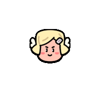 a cartoon character with a yellow circle around his head and a yellow star
