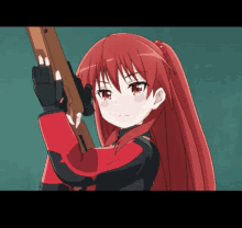 Anime Girl With A Sniper Wtf GIF - Anime Girl With A Sniper Wtf Death GIFs