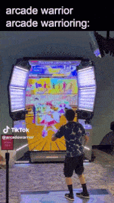 Dancing Arcade Warrior GIF