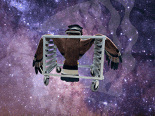 a picture of a bird in a cart that says ranger research group at the bottom