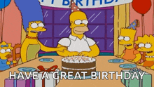 Simpsons Homer GIF - Simpsons Homer Happy Birthday GIFs