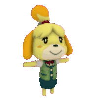 Isabelle Animal Crossing Sticker - Isabelle Animal Crossing Spin Stickers