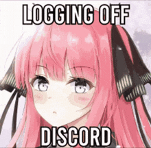 Discord Logging Off Anime GIF