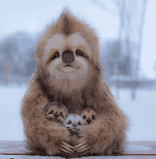 Sloth Hugs GIF