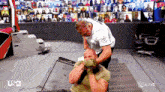 a wrestling match is live on usa network