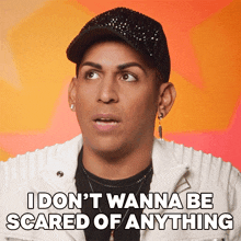 I Don'T Wanna Be Scared Of Anything Jessica Wild GIF - I Don'T Wanna Be Scared Of Anything Jessica Wild Rupaul’s Drag Race All Stars GIFs