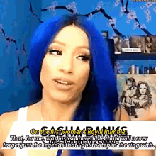Sasha Banks First Womens Royal Rumble GIF - Sasha Banks First Womens Royal Rumble Incredible GIFs